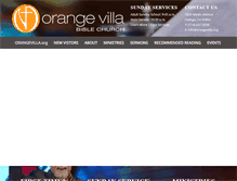 Tablet Screenshot of orangevilla.org